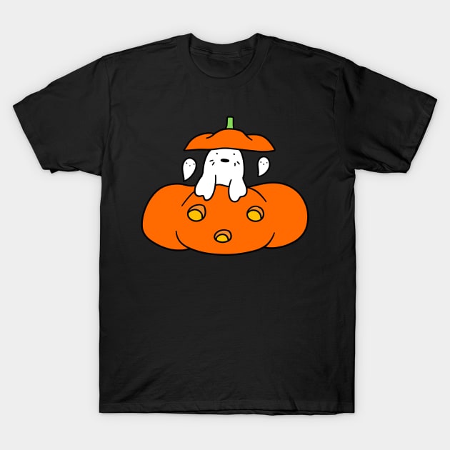 Spooky Harp Seal T-Shirt by saradaboru